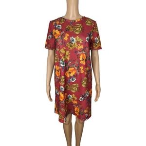 Zara Trafaluc Floral Shift Dress M
